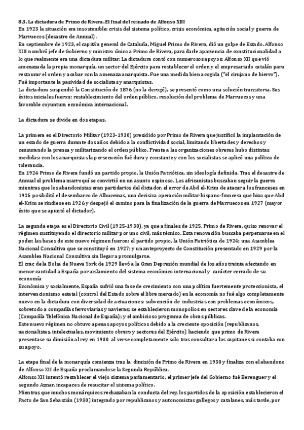 Miniatura del documento 8.3.-La-dictadura-de-Primo-de-Rivera.-El-final-del-reinado-de-Alfonso-XIII.pdf