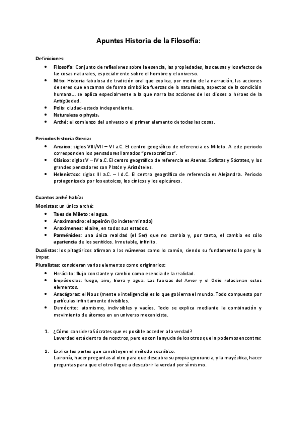 Miniatura del documento Apuntes Historia de la Filosofía | Temario RESUMIDO.pdf