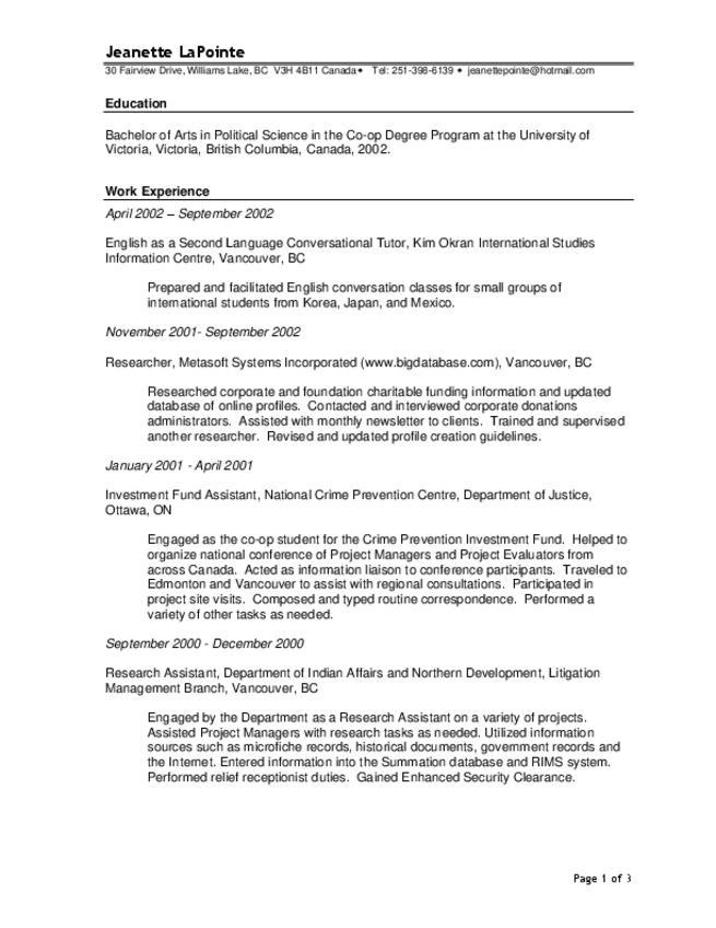 Miniatura del documento EXAMPLE01-JeanetteLaPointeResumeApril2003.pdf