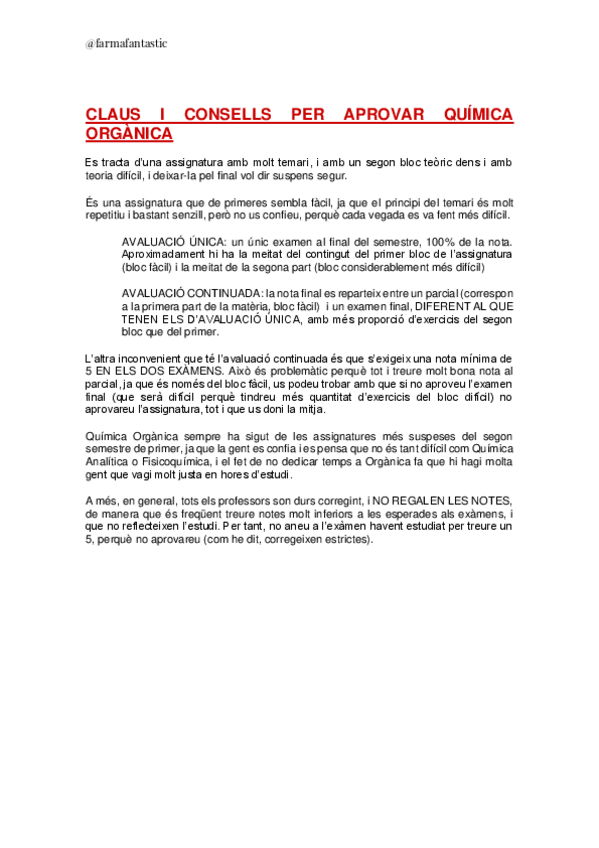 Miniatura del documento CLAUS I CONSELLS PER APROVAR QUÍMICA ORGÀNICA.pdf