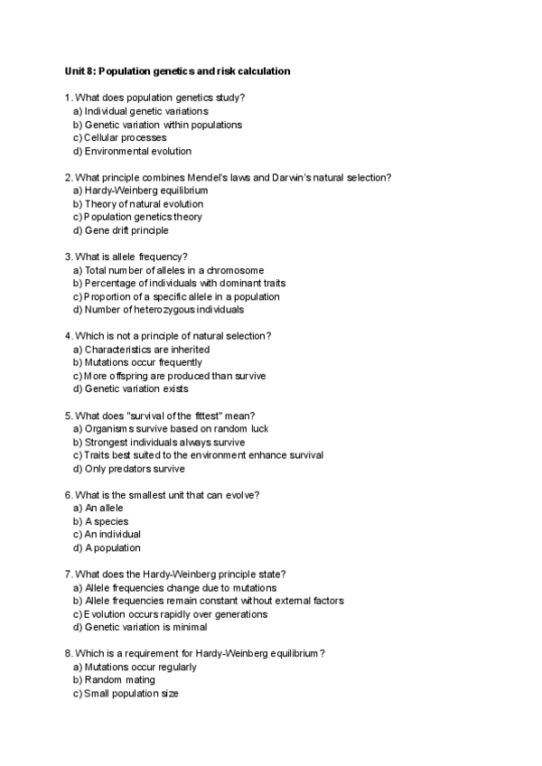 Miniatura del documento Unit-8-Population-genetics-and-risk-calculation-test.pdf