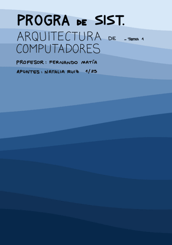 Miniatura del documento Tema 1 + Práctica 1: Arquitectura de Computadores.pdf