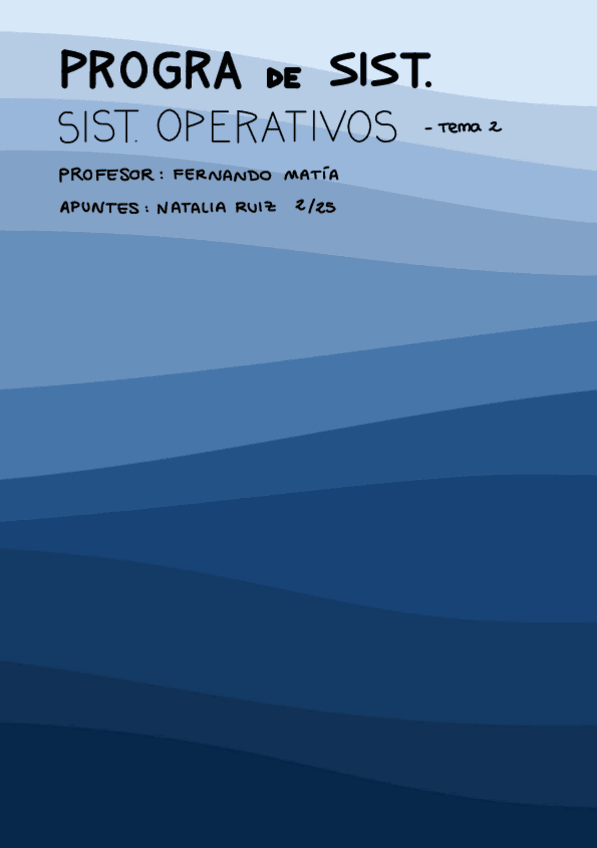 Miniatura del documento Tema 2 + Práctica 3: Sistemas Operativos.pdf