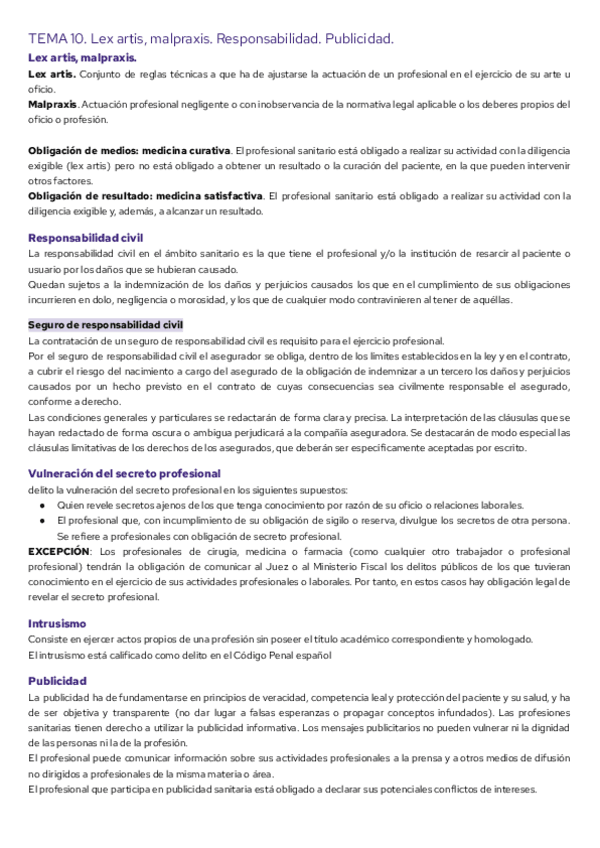 Miniatura del documento TEMA-10.-Lex-artis-malpraxis.-Responsabilidad.-Publicidad..pdf