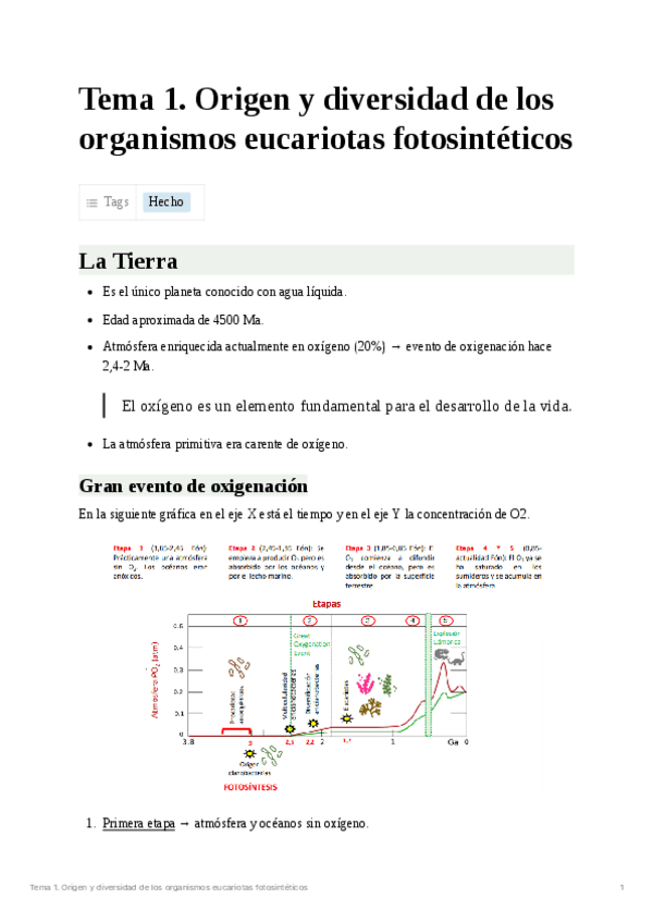Miniatura del documento Tema 1. Origen y diversidad de los organismos eucariotas fotosintéticos.pdf