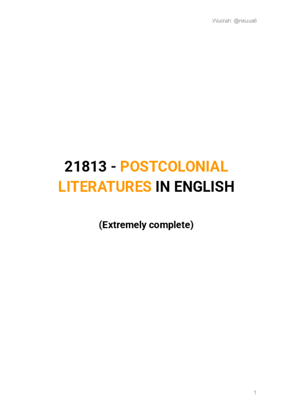 Miniatura del documento APUNTES-MUY-COMPLETOS-POSTCOLONIAL-LITERATURES-UNITS-and-THE-LONG-SONG.pdf