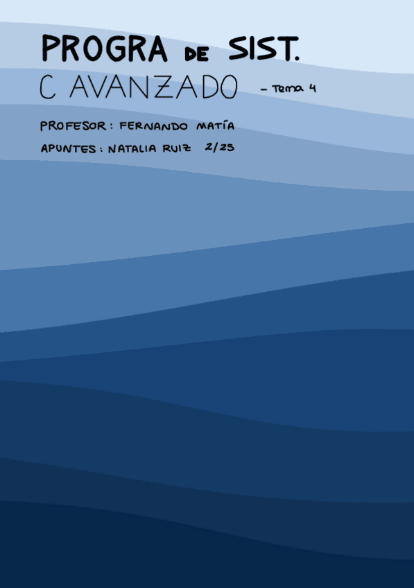 Miniatura del documento Tema 4: Progra Avanzada en C.pdf