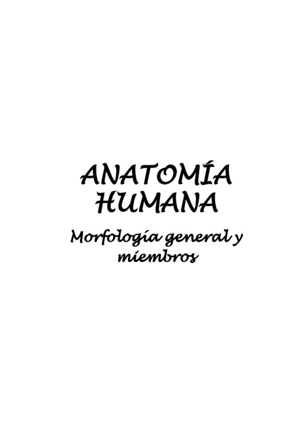 Miniatura del documento Anatomía Miembros Superior e Inferior.pdf
