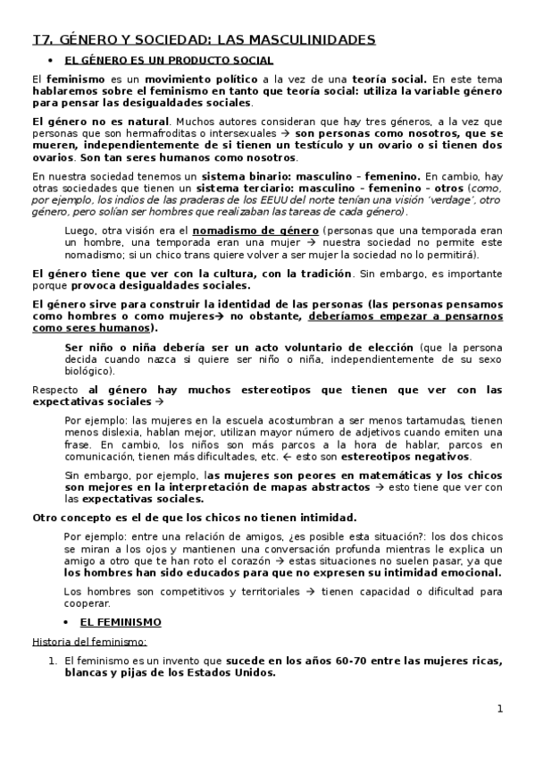 Miniatura del documento T7. GÉNERO Y SOCIEDAD. LAS MASCULINIDADES.odt