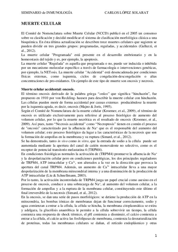 Miniatura del documento Seminario 1 - Muerte celular.docx