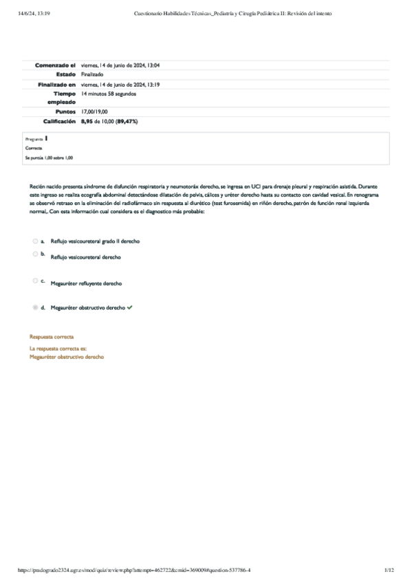 Miniatura del documento Cuestionario-Habilidades-TecnicasPediatria-y-Cirugia-Pediatrica-II-Revision-del-intento.pdf