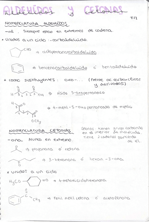 Miniatura del documento ALDEHIDOS-Y-CETONAS-RESUMEN-COMPLETO-TEMA-12.pdf
