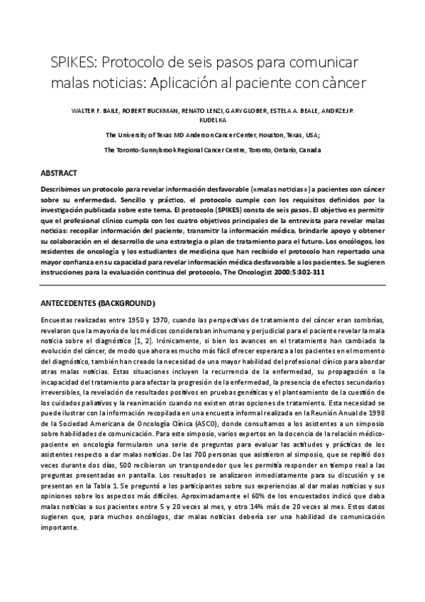Miniatura del documento Lectura-SEM-4-Protocol-Bayle-SPIKES-CASTELLA.pdf