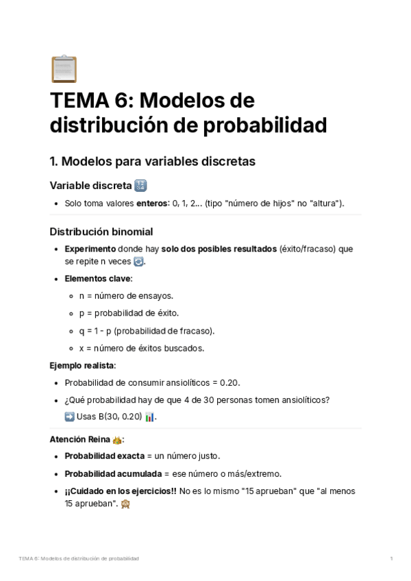 Miniatura del documento TEMA6Modelosdedistribucindeprobabilidad.pdf
