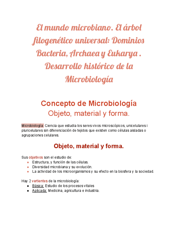 Miniatura del documento Tema-1-El-mundo-microbiano.-El-arbol-filogenetico-universal-Dominios-Bacteria-Archaea-y-Eukarya.-Desarrollo-historico-de-la-Microbiologia.pdf