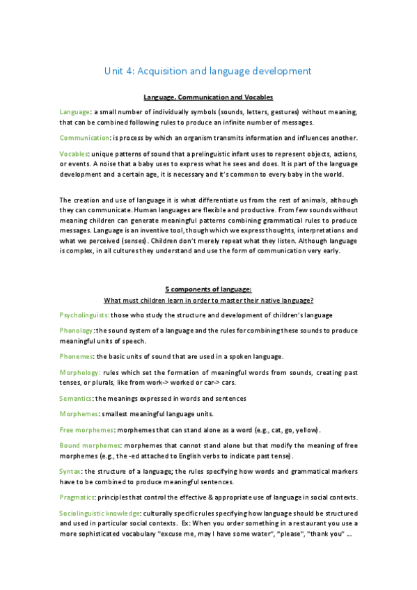 Miniatura del documento Unit 4 acquisition and language development para imprimir.pdf