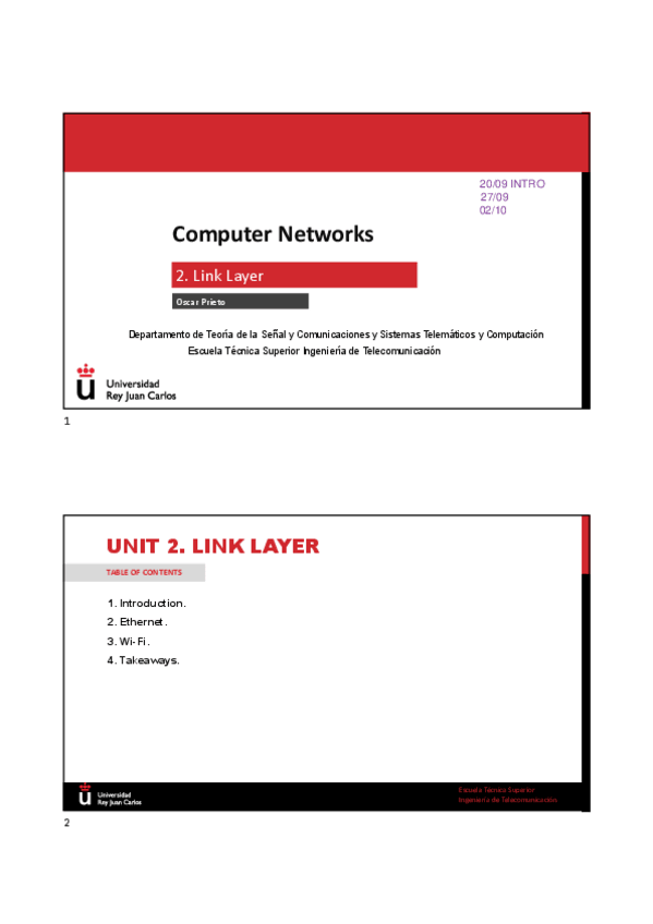 Miniatura del documento PPComputerNetworksUnit2LinkLayer.pdf