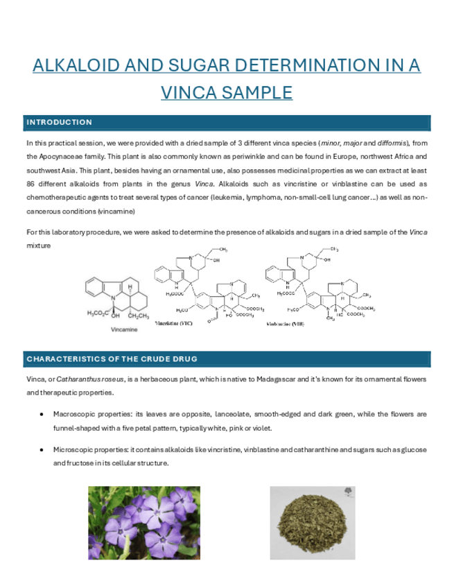 Miniatura del documento Laboratory-report-Vinca-leaves-Pharmacognosy.pdf