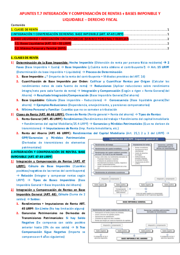 Miniatura del documento 7.-Apuntes-T.7-Integracion-y-Compensacion-de-Rentas.-Bases-Implonible-y-Liquidable-DERECHO-FISCAL.pdf
