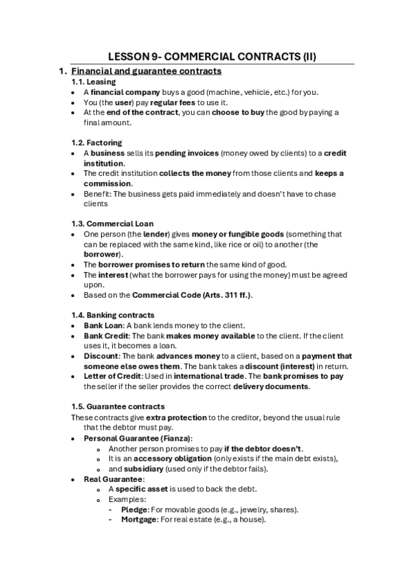 Miniatura del documento Lesson-9-Commercial-contracts.pdf