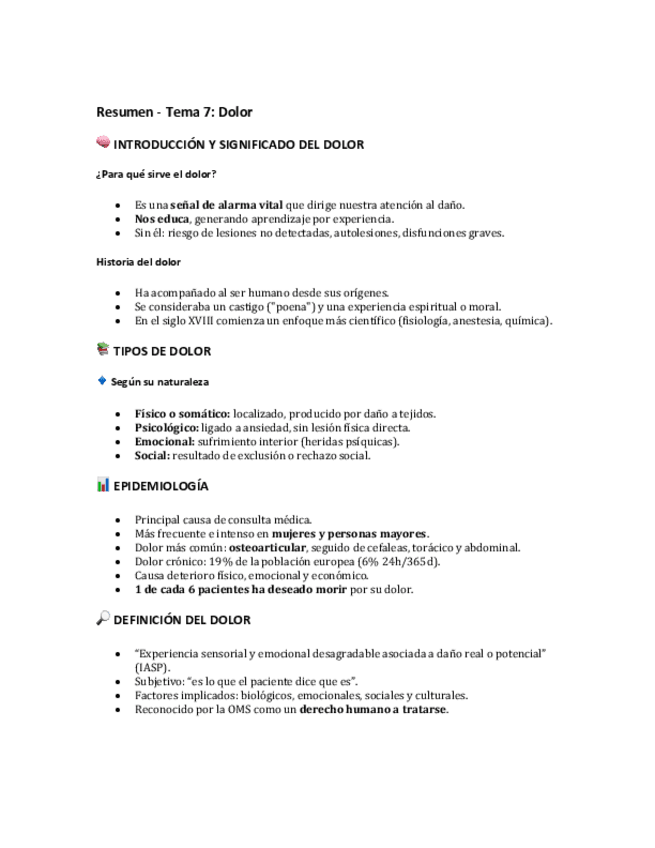 Miniatura del documento ResumenTema7Dolor.pdf