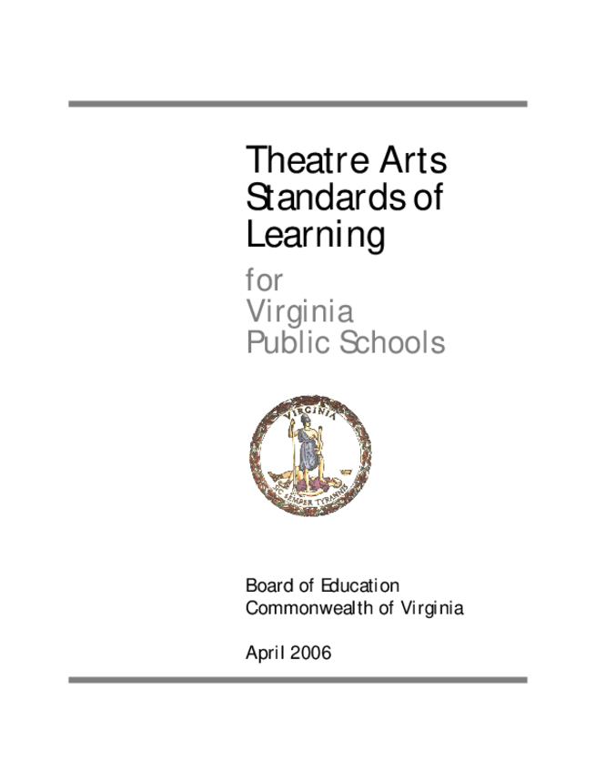 Miniatura del documento 14.-Theatre-Arts-Standards-of-Learning-for-Virginia-Public-Schools-Ingles-Autor-Education-Resources-Information-Center.pdf
