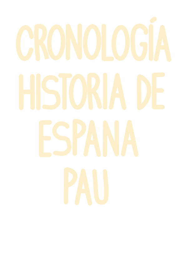 Miniatura del documento Cronologia-Temario-Historia-de-Espana-PAU.pdf