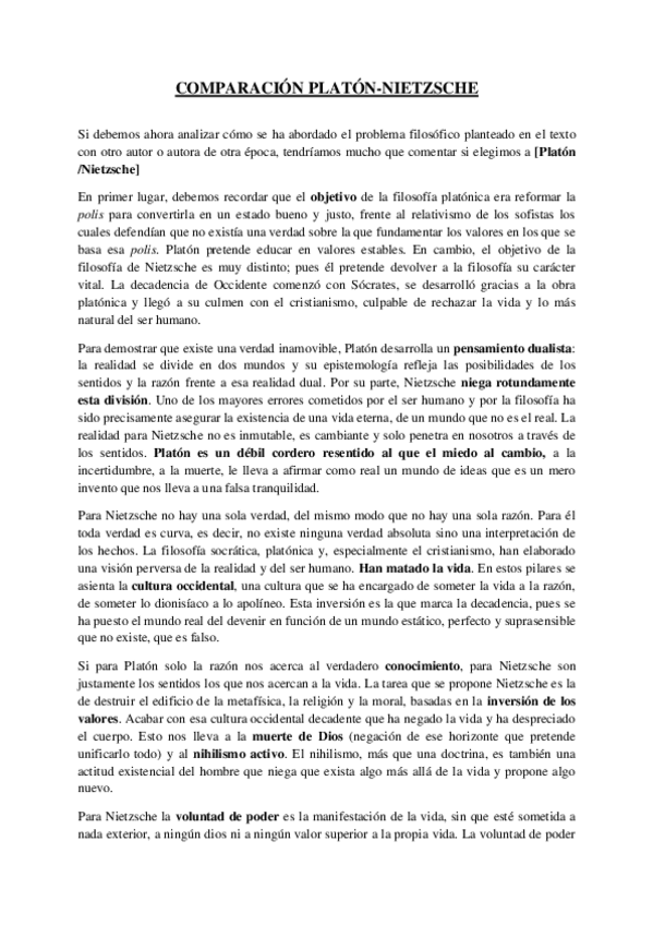 Miniatura del documento Comparacion-Platon-Nietzsche.pdf