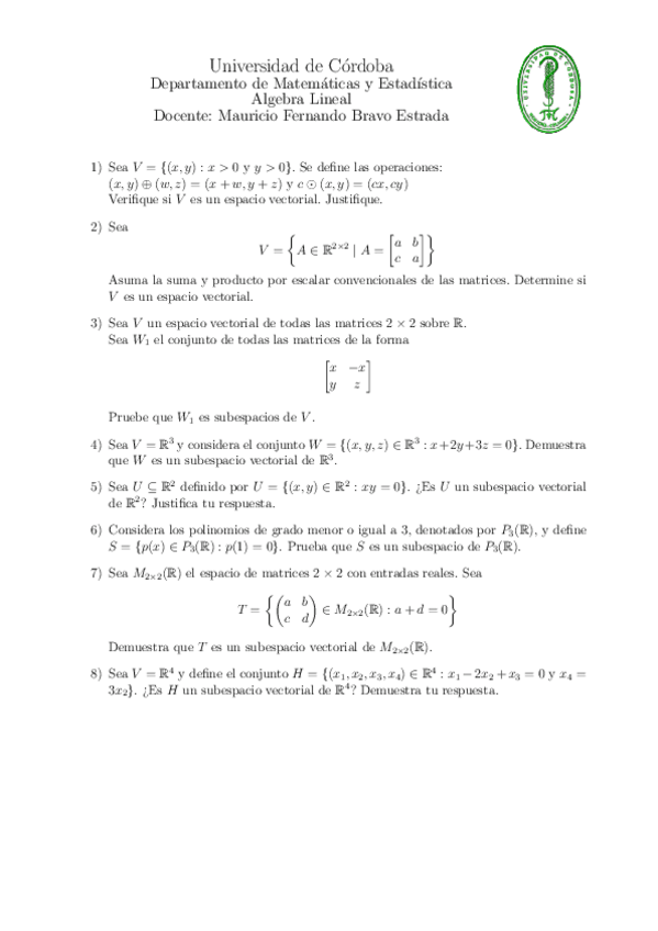 Miniatura del documento LISTADO-DE-PROBLEMAS-ALGEBRA-LINEAL2025-1.pdf