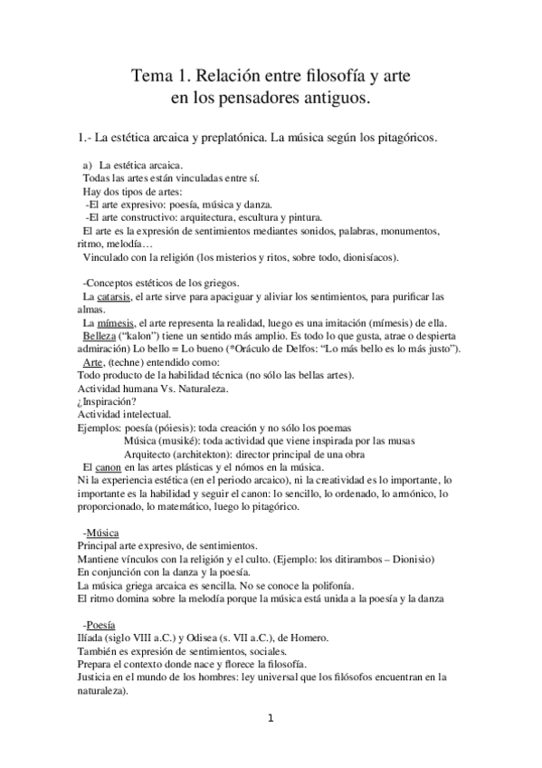 Miniatura del documento 1.- La estética arcaica y preplatónica. La música según los pitagóricos..docx