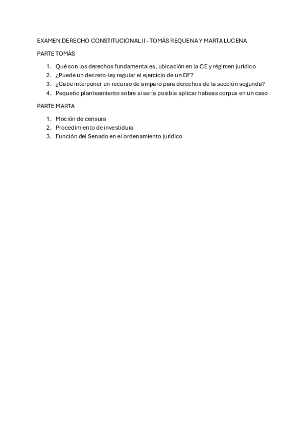 Miniatura del documento EXAMEN-DERECHO-CONSTITUCIONAL-II-TOMAS-REQUENA-Y-MARTA-LUCENA.pdf