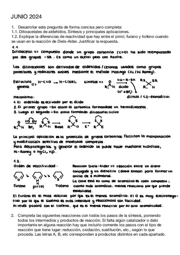 Miniatura del documento Organica-II-Examen-Junio-2024-RESUELTO.pdf