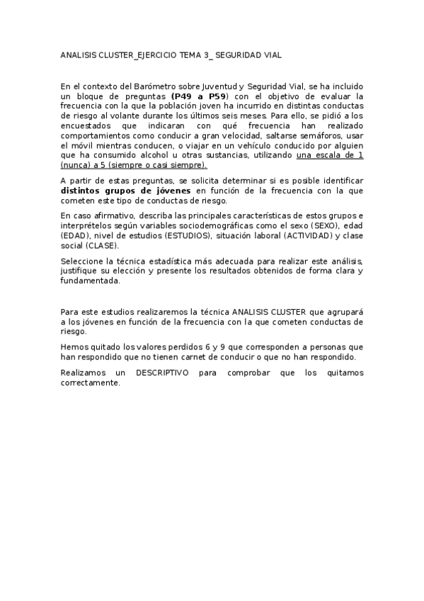Miniatura del documento ANALISIS-CLUSTEREJERCICIO-TEMA-3SEGURIDAD-VIAL.docx