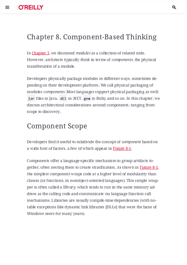 Miniatura del documento 8.-Component-Based-Thinking--Fundamentals-of-Software-Architecture.pdf