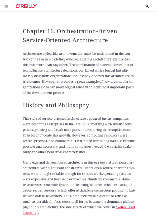 Miniatura del documento 16.-Orchestration-Driven-Service-Oriented-Architecture--Fundamentals-of-Software-Architecture.pdf