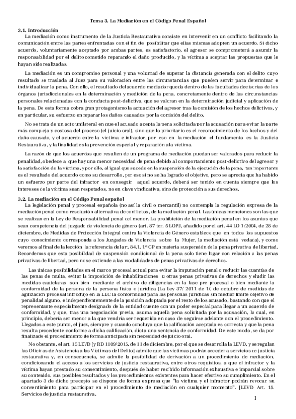 Miniatura del documento Apuntes-Mediacion-Penal-tema-3-La-mediacion-penal-en-el-CP-Espanol.pdf