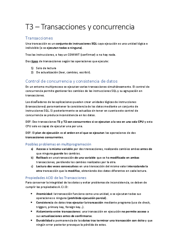 Miniatura del documento T3 - Transacciones y concurrencia.pdf