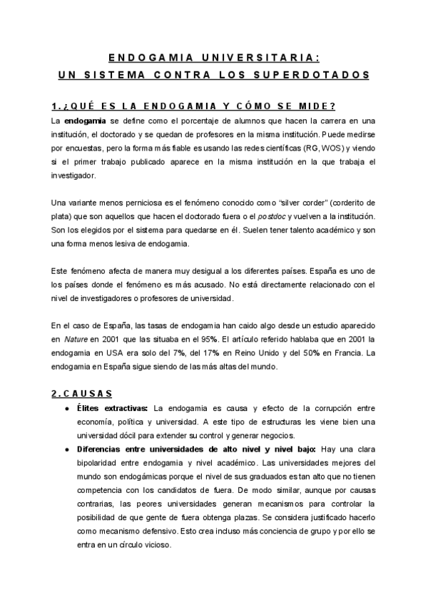 Miniatura del documento Endogamia Universitaria: Un sistema contra los superdotados.pdf