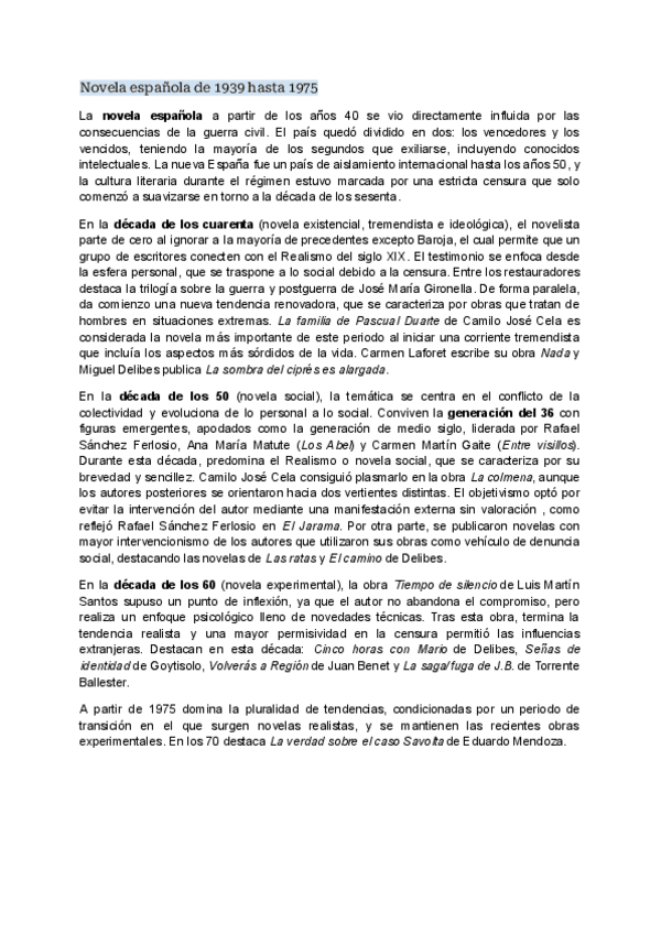 Miniatura del documento Novela-espanola-de-1939-hasta-1975-resumen.pdf