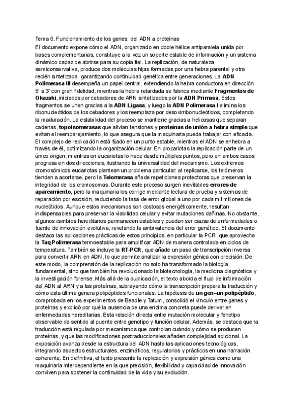 Miniatura del documento Tema-6.-Funcionamiento-de-los-genes-del-ADN-a-proteinas..pdf