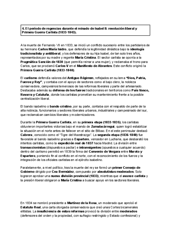 Miniatura del documento 4.-El-periodo-de-regencias-durante-el-reinado-de-Isabel-II-revolucion-liberal-y-Primera-Guerra-Carlista-1833-1843..pdf
