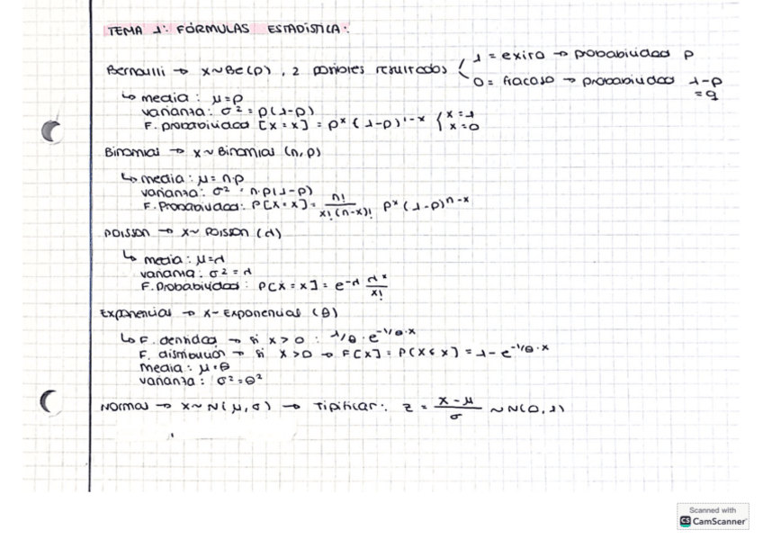 Miniatura del documento Estadistica-II-Formulas-IMPORTANTES.pdf