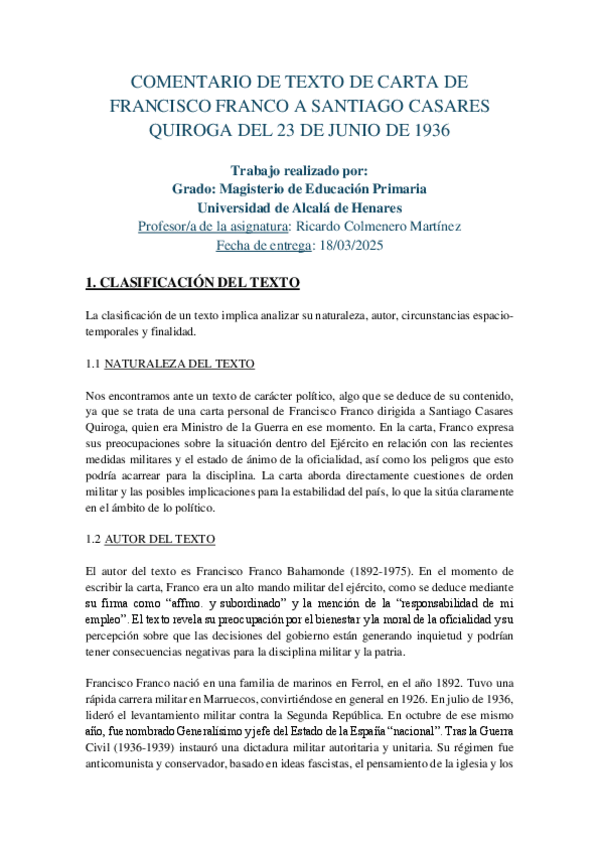 Miniatura del documento Comentario-de-Texto-Carta-de-Francisco-Franco.pdf