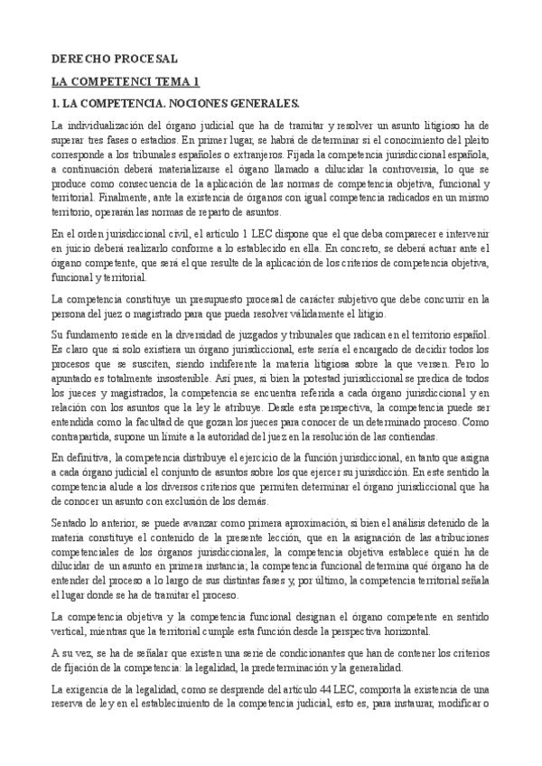 Miniatura del documento DERECHO-PROCESAL-TEMA-1-LA-COMPETENCI.pdf