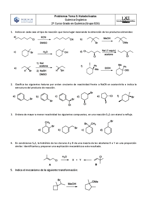 Miniatura del documento Problemas-Tema-3-Haloderivados-17-18.pdf