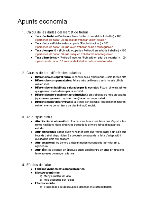 Miniatura del documento Apuntes economía, diferències salarials, atur....pdf