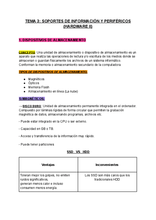 Miniatura del documento TEMA 3: SOPORTES DE INFO. Y PERIFÉRICOS (HARDWARE II).pdf