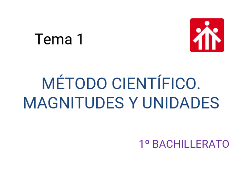 Miniatura del documento Primero de Bachillerato Física y Química Tema 1 -Método-científico Vectores.pdf