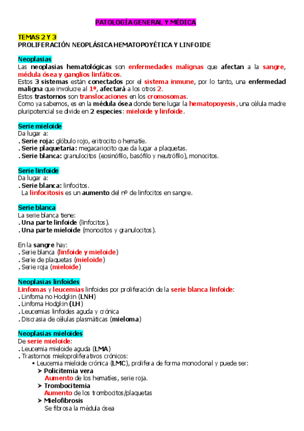 Miniatura del documento Tema-2-y-3-Proliferacion-neoplasica-hematopoyetica-y-linfoide.pdf