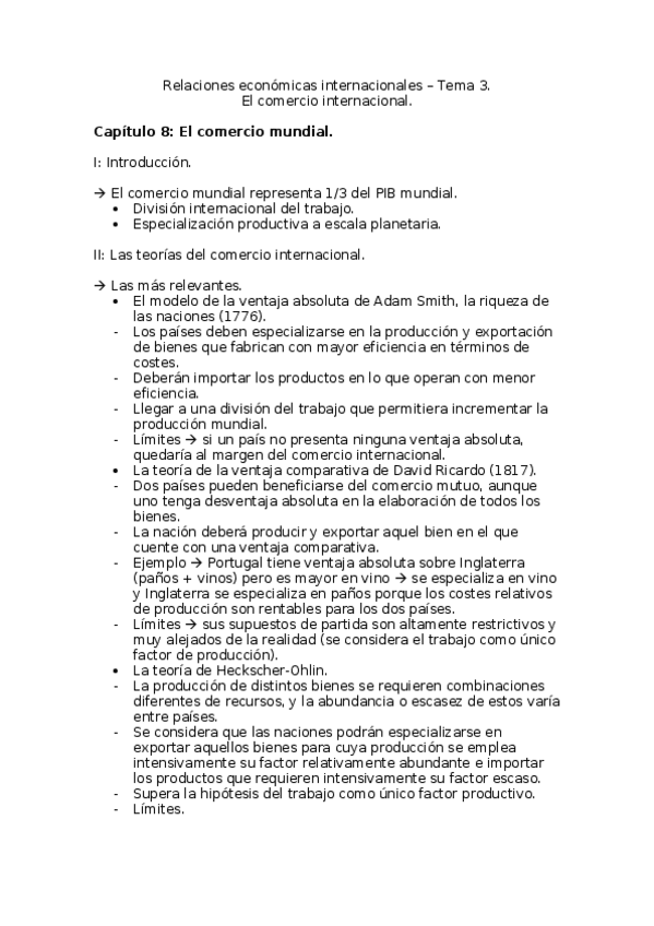 Miniatura del documento Tema 3 - El comercio internacional.docx